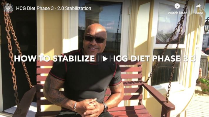 How to stablize on the HCG diet
