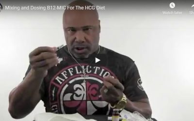 Mixing and Dosing B12-MIC For The HCG Diet
