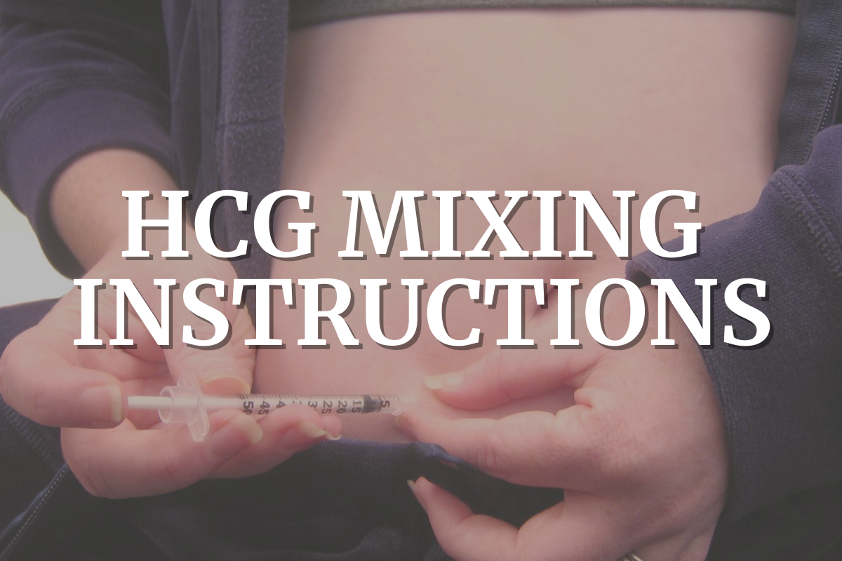hcg mixing instructions
